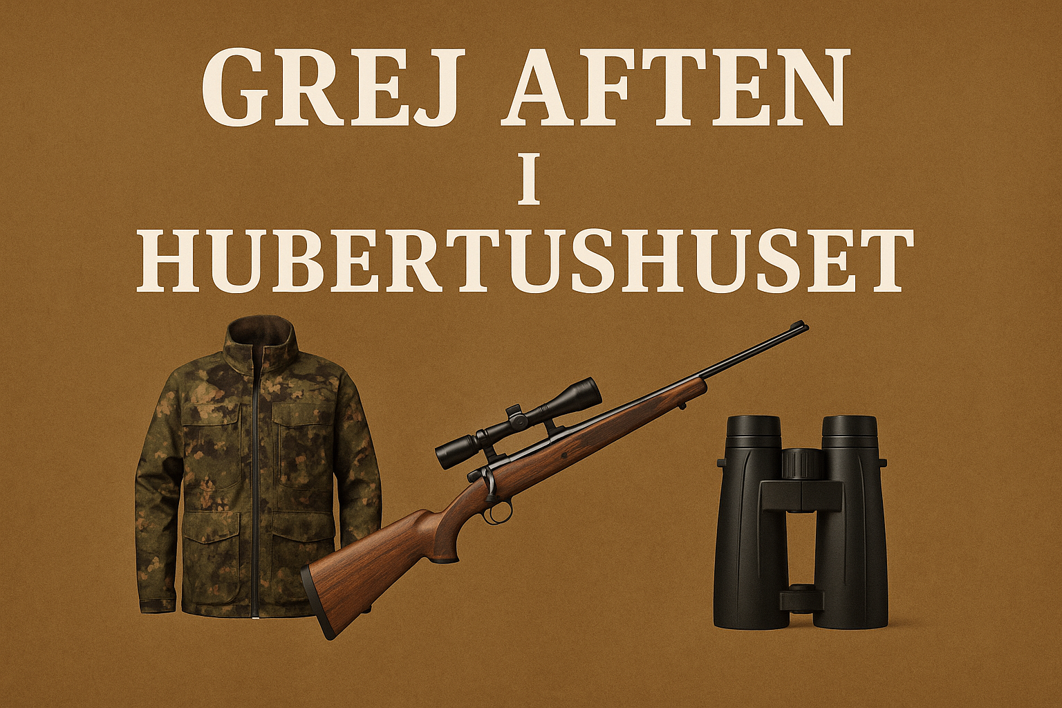 Jagtgrejs aften i Hubertushuset